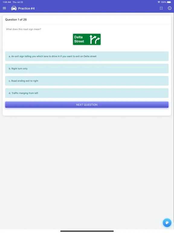 Quebec Class 5 Driving Test iPad  Screenshots