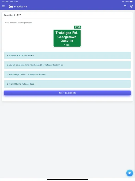 Quebec Class 5 Driving Test iPad  Screenshots