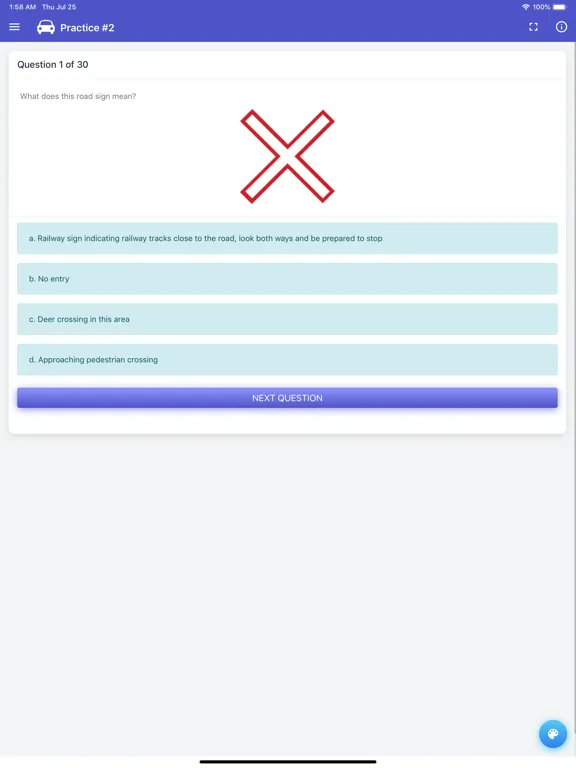 Quebec Class 5 Driving Test iPad  Screenshots