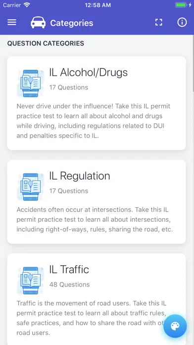 IL DMV Test Screenshots