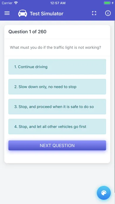 IL DMV Test Screenshots