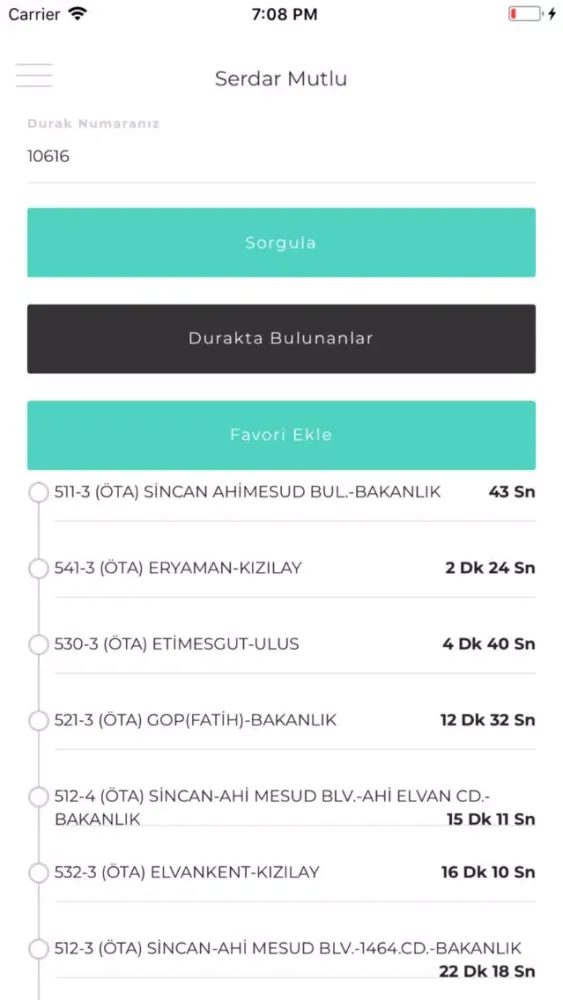 Ankara Ulaşım 스크린샷