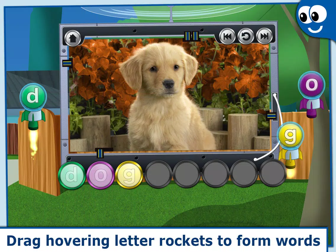 Capturas de tela do Flying First Words for Kids and Toddlers: Preschool learning reading through letter recognition and spelling iPad 