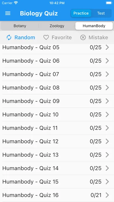 Biology Quiz (new) Ekran Görüntüleri