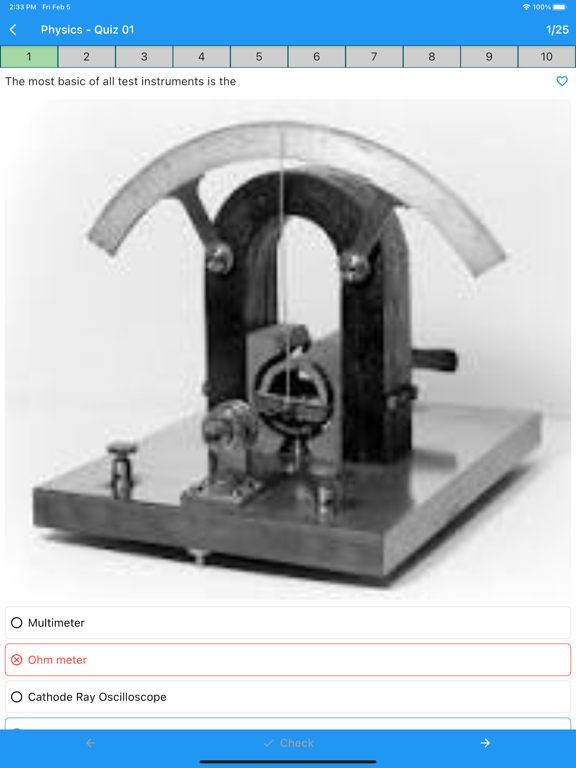 Physics Quiz (new) iPad 應用截圖