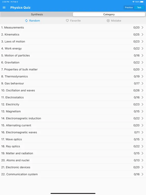 صور Physics Quiz (new) iPad 