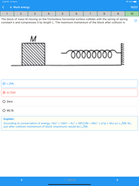 Physics Quiz (new) iPad 應用截圖