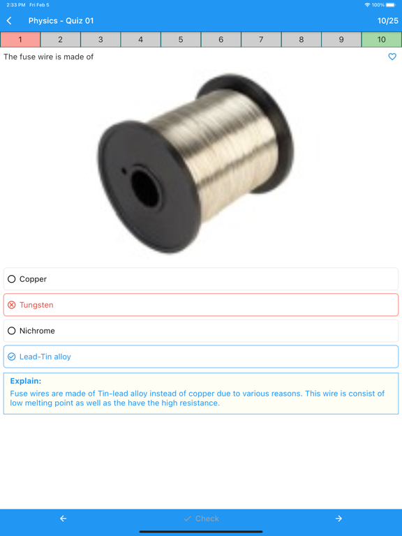 Physics Quiz (new) iPad 應用截圖