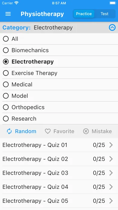 Physiotherapy Quiz应用截图