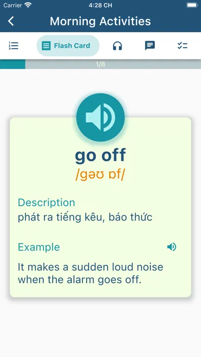 Скриншоты English Phrasal Verbs App