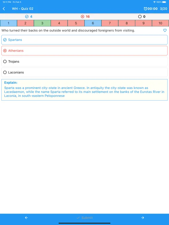 World History Quiz (New) iPad  Screenshots