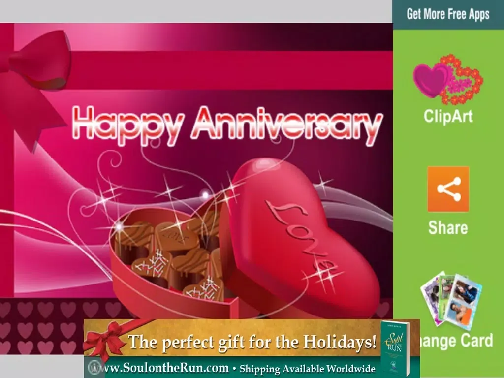 Capturas de tela do Anniversary eCards For Family Members iPad 