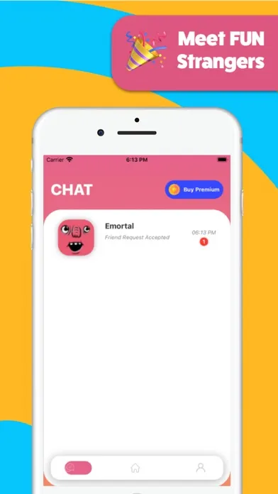 Blindmatch anonymous chat应用截图