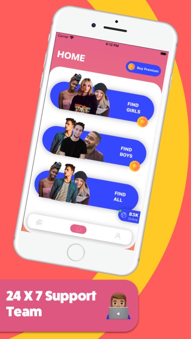Blindmatch anonymous chat سکرین شاٹس