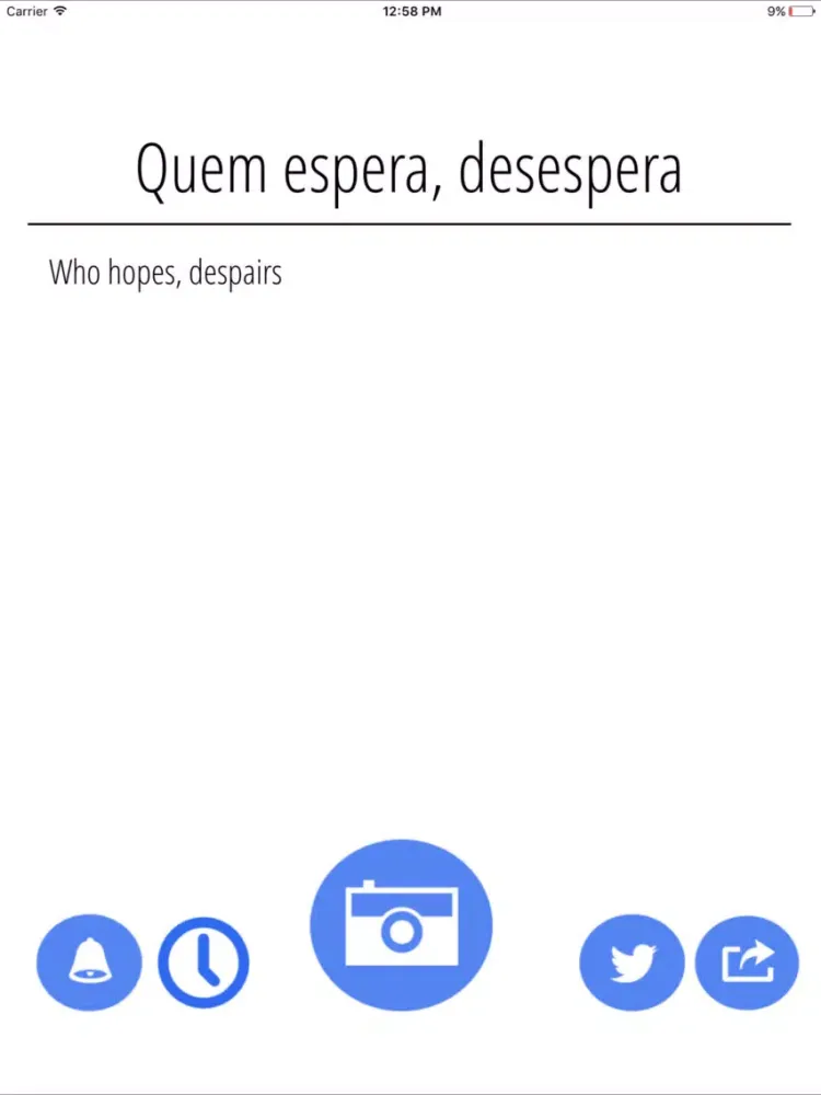 ภาพหน้าจอของ Portuguese Proverbs iPad 