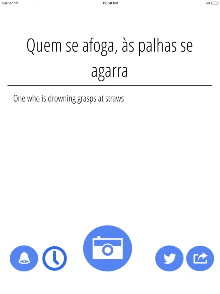 ภาพหน้าจอของ Portuguese Proverbs iPad 