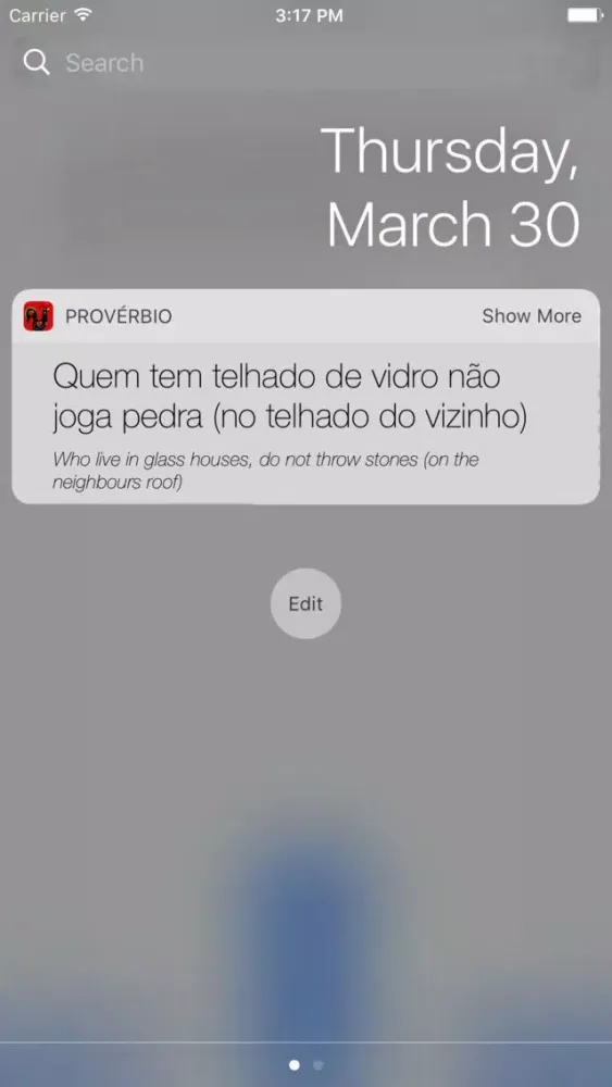 ภาพหน้าจอของ Portuguese Proverbs