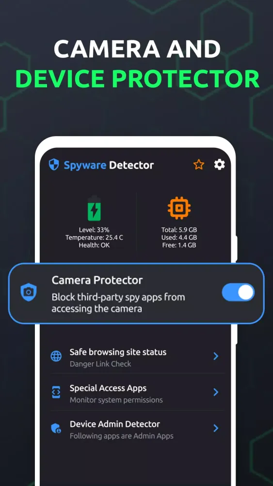 Anti Hacker - Spyware Detector Screenshots