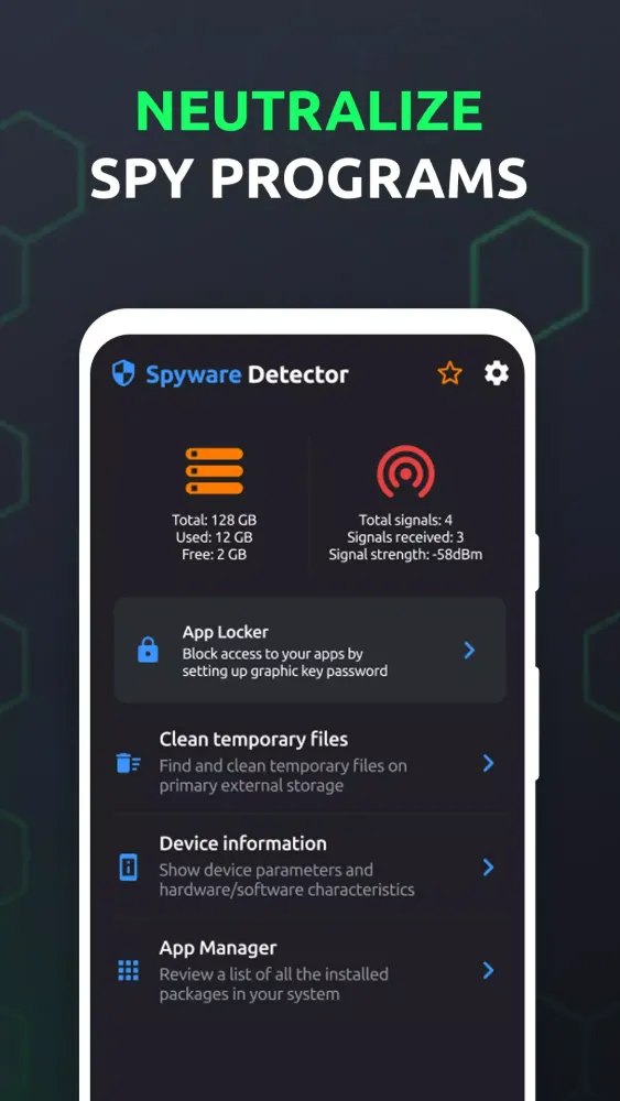 Anti Hacker - Spyware Detector Screenshots