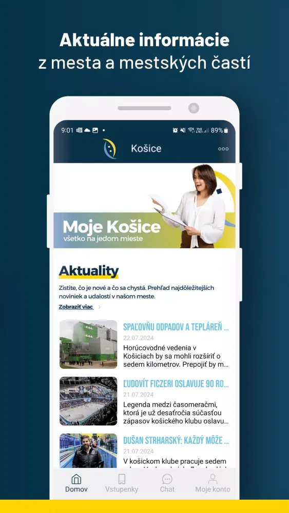 Capturas de pantalla de Košice