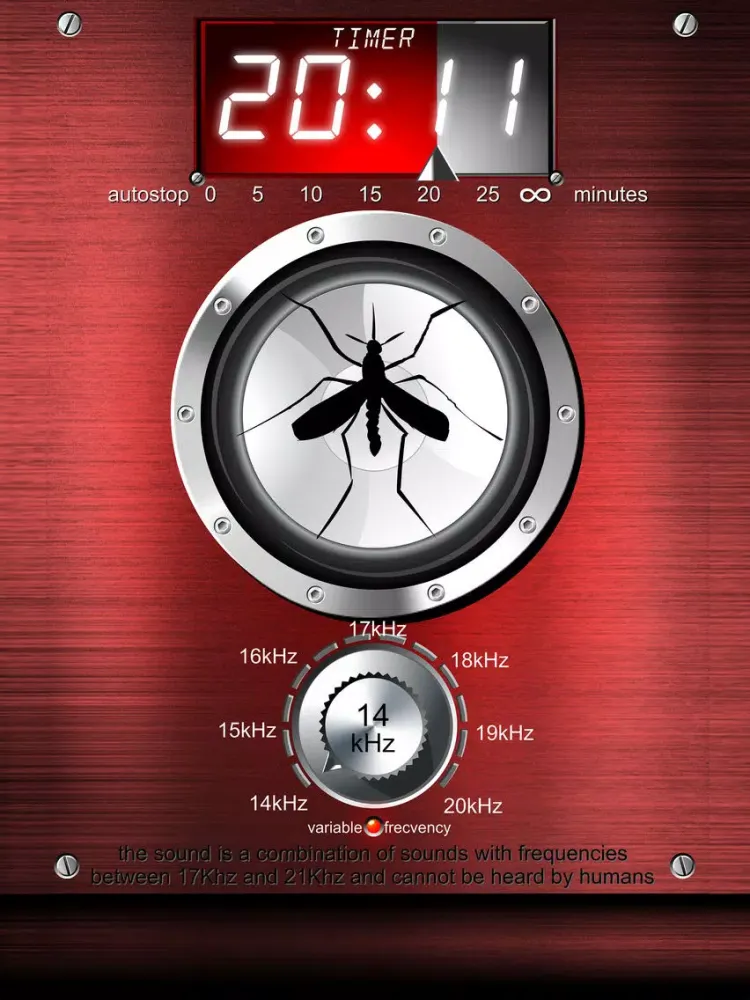 anti-mosquito soundwave PRO iPad  스크린샷