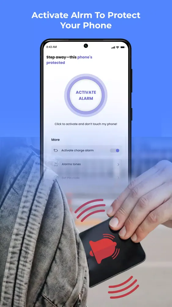 Anti Theft phone Alarm Screenshots