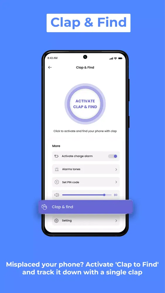 Anti Theft phone Alarm Screenshots
