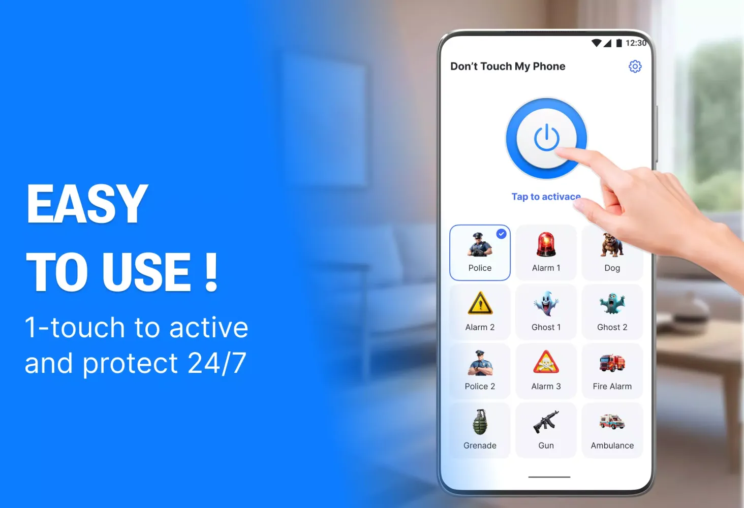 Tangkapan layar Anti Theft Phone Alarm