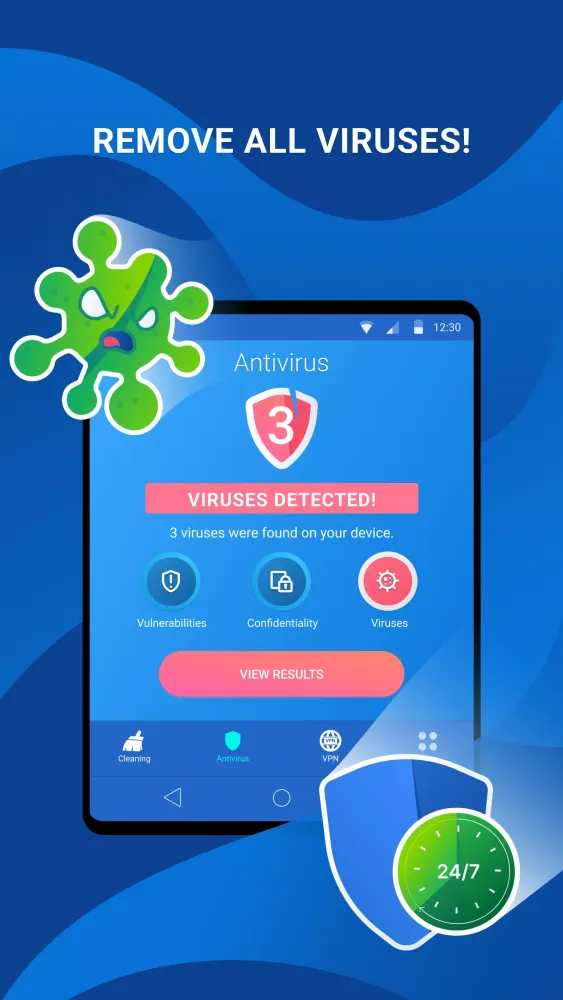 Cleaner Antivirus VPN Cleaner Screenshots