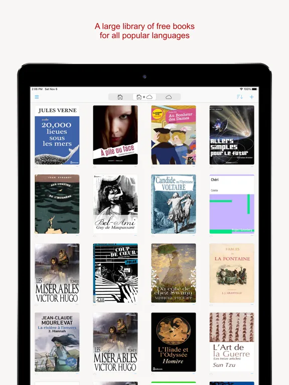 Tangkapan layar Read and Learn iPad 
