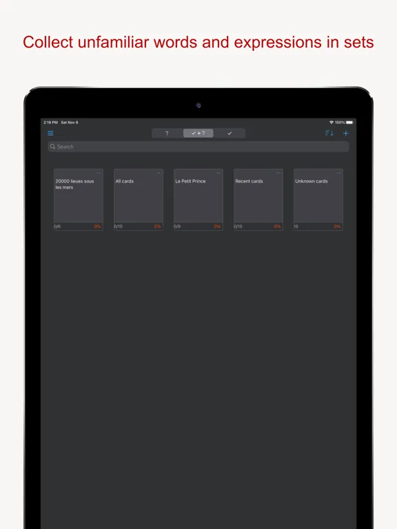 Tangkapan layar Read and Learn iPad 