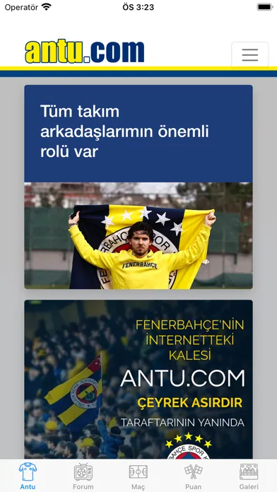Capturas de tela do antu