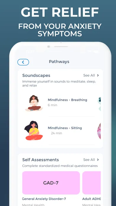 Zrzuty ekranu Anxiety Tracker - Anandly