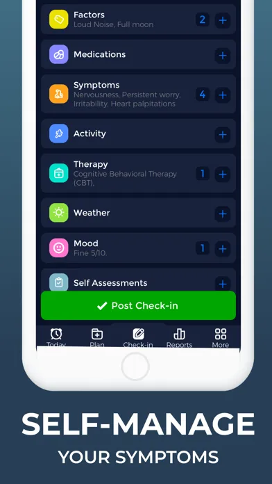 Zrzuty ekranu Anxiety Tracker - Anandly