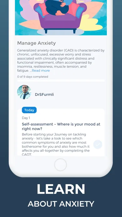 Zrzuty ekranu Anxiety Tracker - Anandly