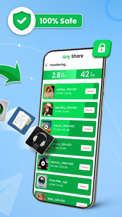 AnyShare – Rapid File Transfer スクリーンショット