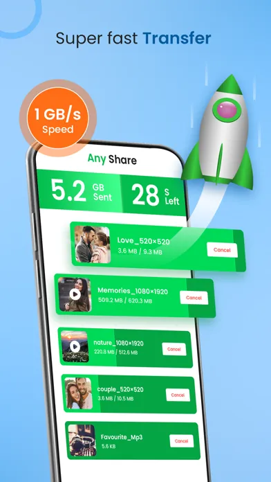 AnyShare – Rapid File Transfer スクリーンショット