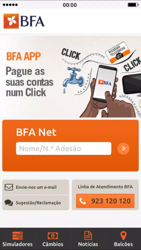 Capturas de pantalla de BFA App