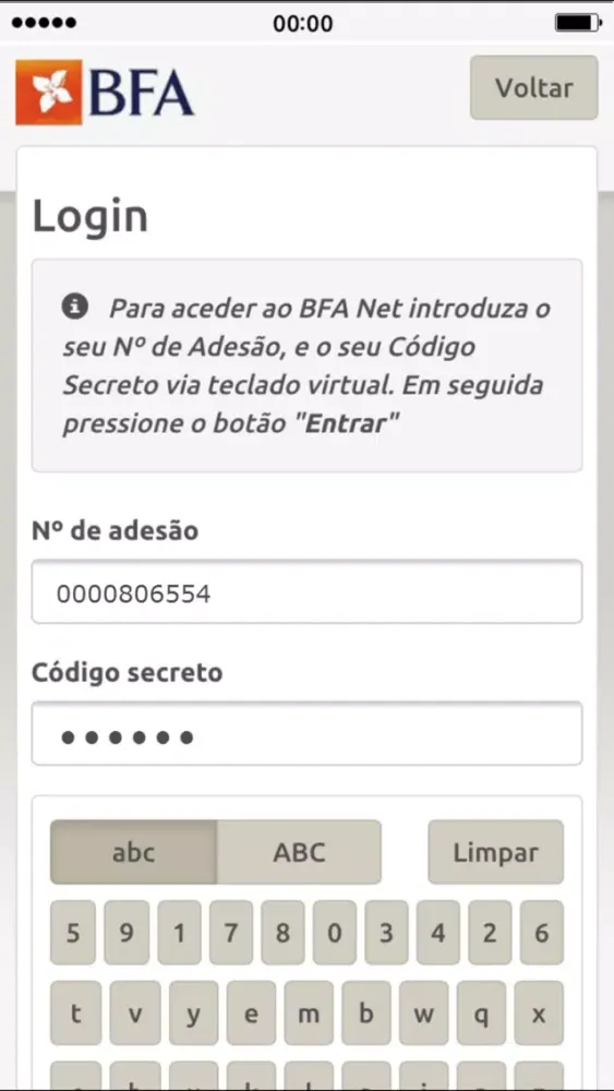 Capturas de pantalla de BFA App