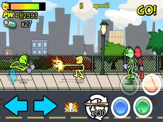 ภาพหน้าจอของ AngerOfStick3: Invasion iPad 