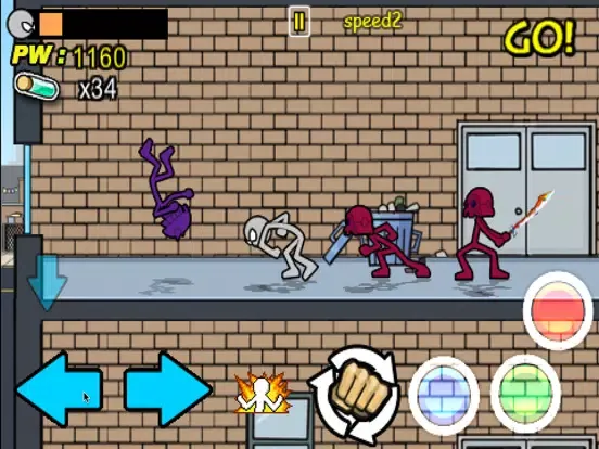 ภาพหน้าจอของ AngerOfStick3: Invasion iPad 