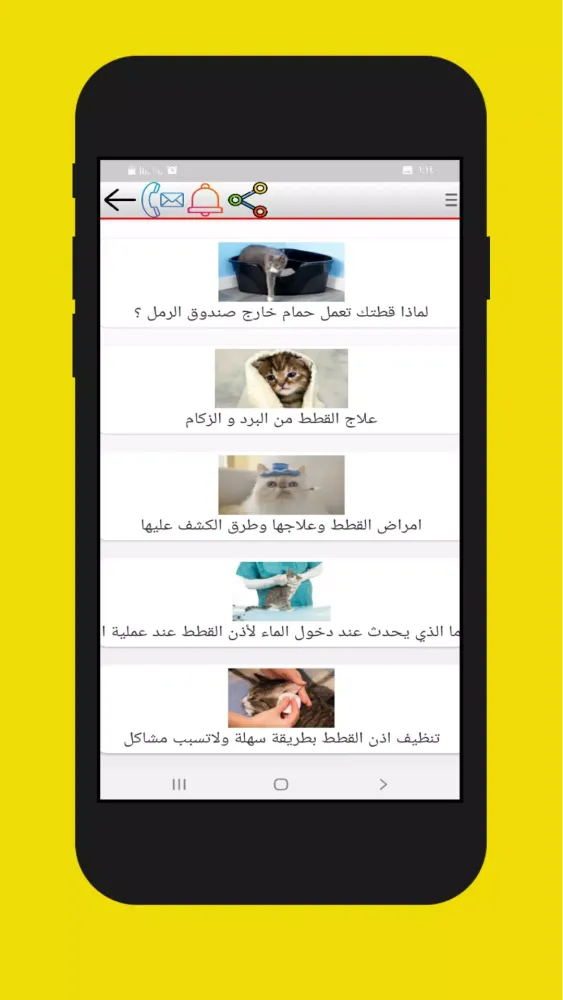 Tangkapan layar قطتي كات - تربية القطط