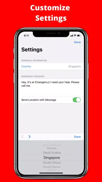 HelpMe - Emergency Services Screenshots