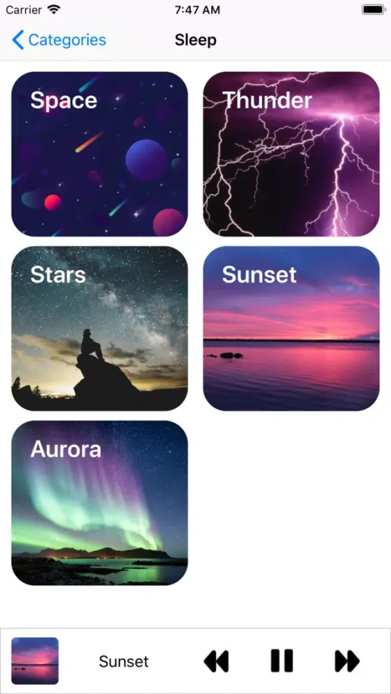 Capturas de tela do Pulse: Listen & Relax