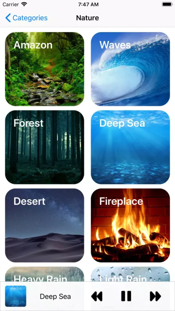 Capturas de tela do Pulse: Listen & Relax