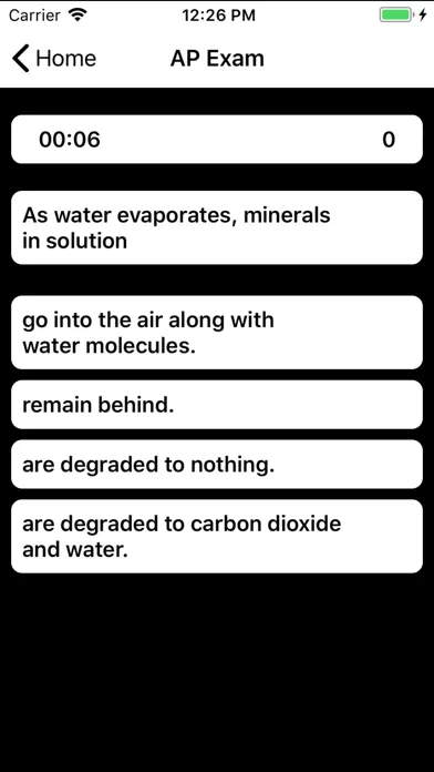 Captures d'écran de APES Env Science Prep