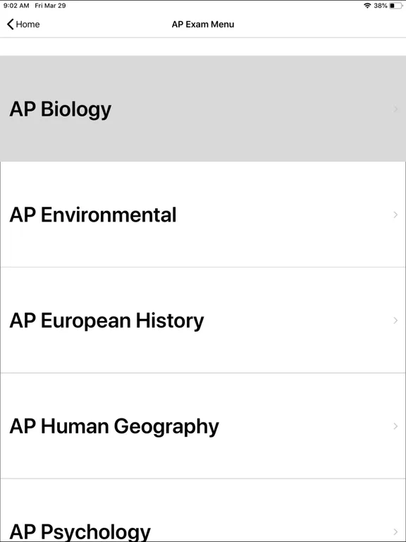 Screenshot di AP Exam Prep 2022-2023 iPad 
