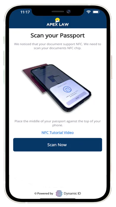 Zrzuty ekranu Apex Law Client Onboarding