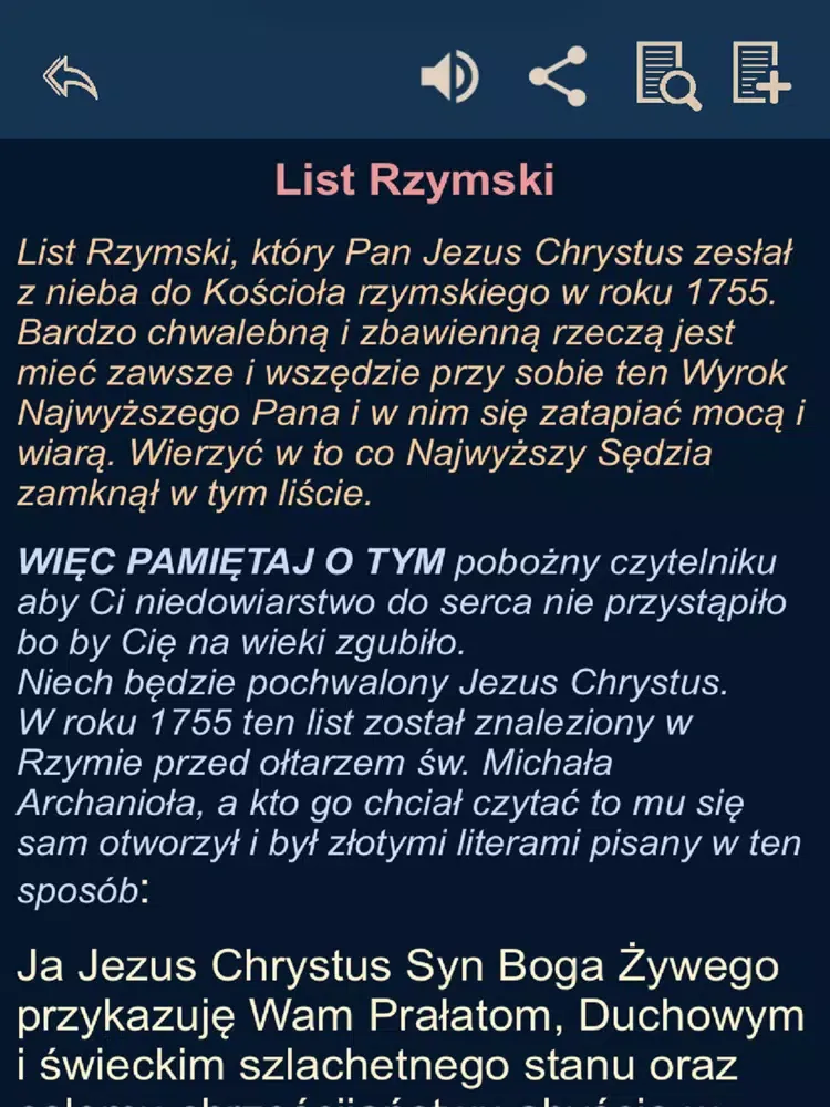 Modlitewnik.pl iPad  Ekran Görüntüleri