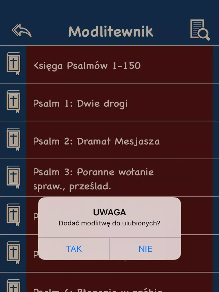 Modlitewnik.pl iPad  Ekran Görüntüleri